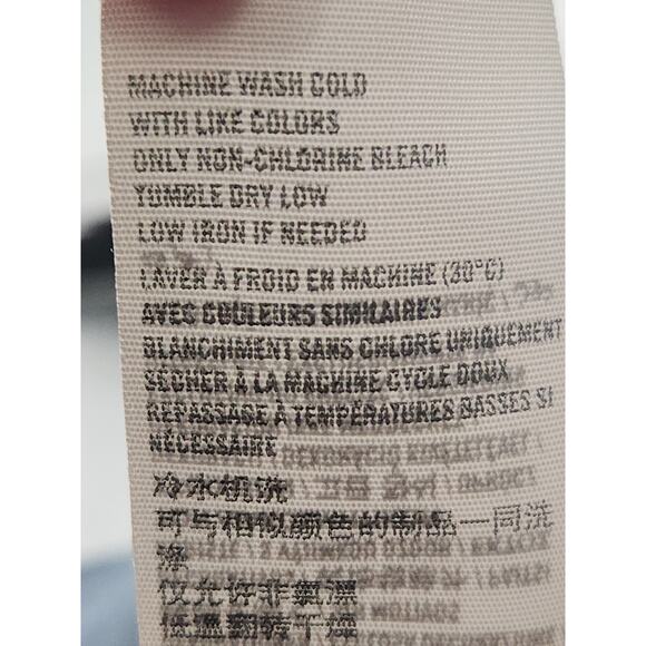 Abercrombie & Fitch Top Jrs. M Pink Scoop Neck 3/4 Sleeve Moose Logo VTG - Picture 7 of 7